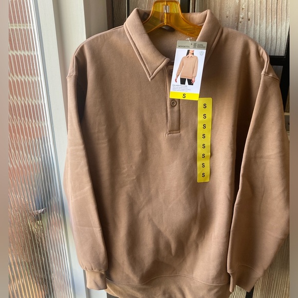 Mondetta Tops - NWOT Mondetta ladies fleece collared pullover S
